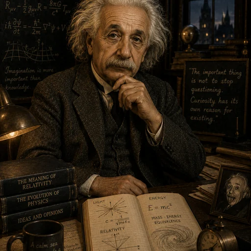 Albert Einstein portrait