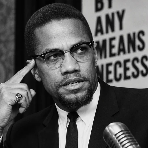 Malcolm X portrait