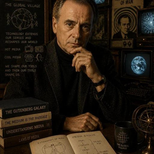Marshall McLuhan portrait
