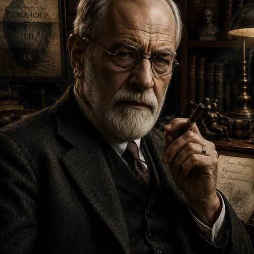 Sigmund Freud portrait