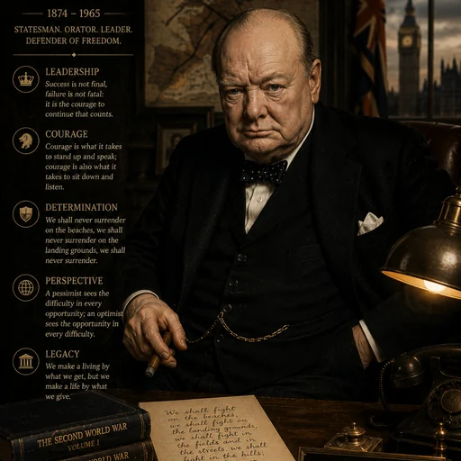 Winston Churchill portrait